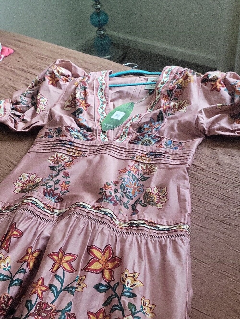 FARM Rio Pink Embroidered Floral Maxi Dress - Picture 11 of 11